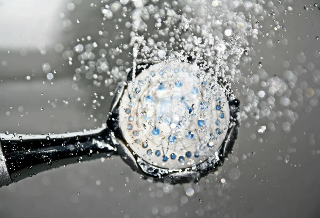 2HP shower water chiller in home bathroom